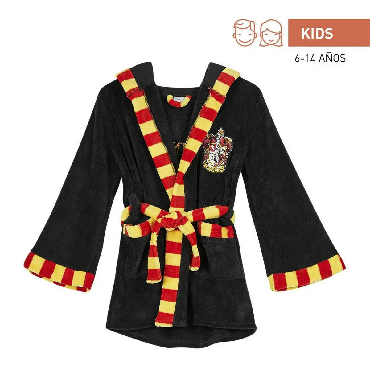 Peignoir pour enfants harry potter 30 1 30 noir_2299. DIAYTAR SENEGAL - Votre Passage vers l'Exceptionnel. Explorez notre boutique en ligne, où chaque produit est choisi avec soin pour offrir une expérience de shopping inoubliable.