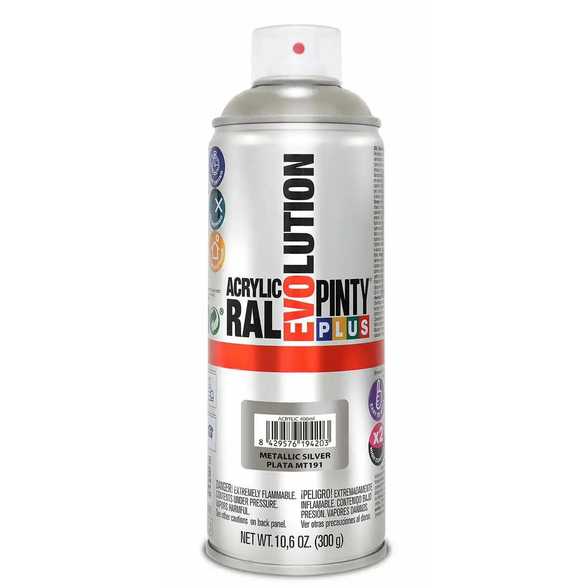 Peinture en spray pintyplus evolution mt191 metallise 400 ml argente_8398. DIAYTAR SENEGAL - Votre Escapade Shopping Virtuelle. Explorez notre boutique en ligne et dénichez des trésors qui évoquent la culture et le savoir-faire sénégalais, un clic à la fois.