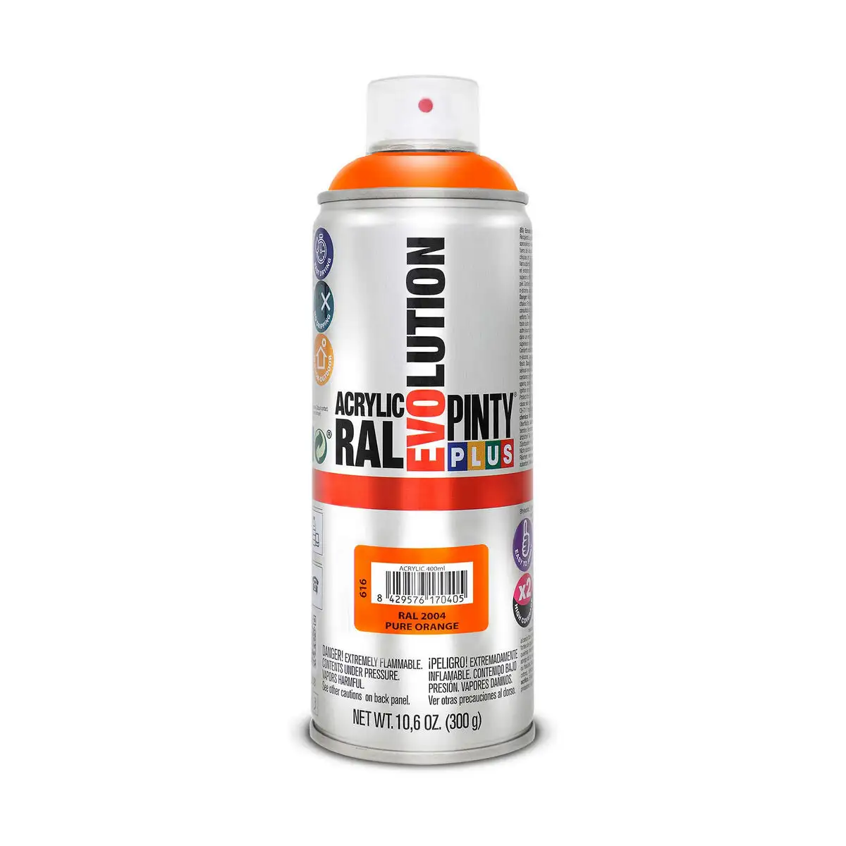 Peinture en spray pintyplus evolution ral 2004 400 ml pure orange_7159. DIAYTAR SENEGAL - Votre Compagnon Shopping, Votre Style Unique. Explorez notre boutique en ligne pour dénicher des trésors qui expriment qui vous êtes, de la mode à la maison.