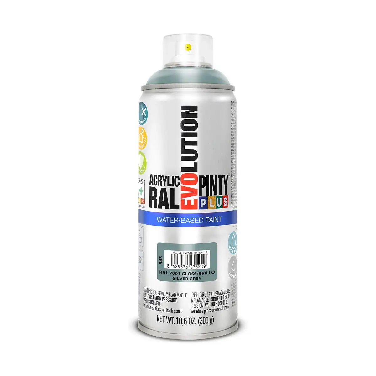 Peinture en spray pintyplus evolution ral 7001 400 ml base d eau silver grey_9609. DIAYTAR SENEGAL - Là où la Qualité est Non Négociable. Parcourez notre boutique en ligne pour découvrir des produits qui incarnent le raffinement et l'excellence du Sénégal.