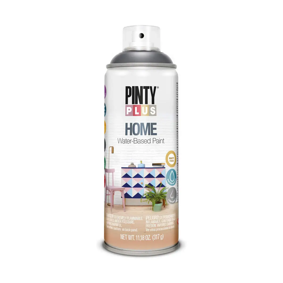 Peinture en spray pintyplus home hm438 400 ml noir_3338. DIAYTAR SENEGAL - Votre Passage vers l'Élégance Accessible. Parcourez notre boutique en ligne pour trouver des produits qui vous permettent d'allier style et économies.