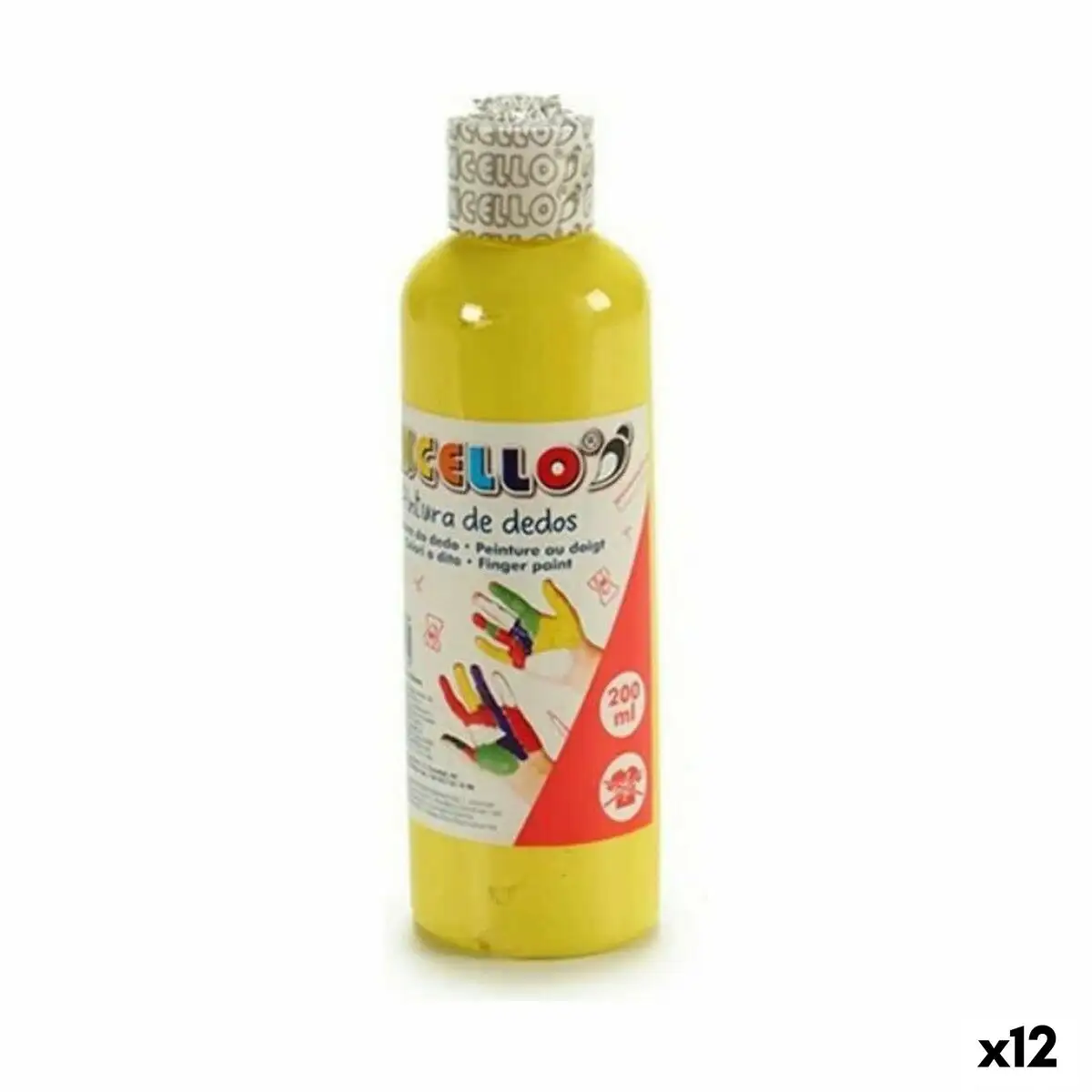 Peinture pour doigts 200 ml jaune 12 unites_6755. Entrez dans l'Univers de DIAYTAR SENEGAL - Où Choisir est un Plaisir. Explorez notre gamme variée et trouvez des articles qui parlent à votre cœur et à votre style.