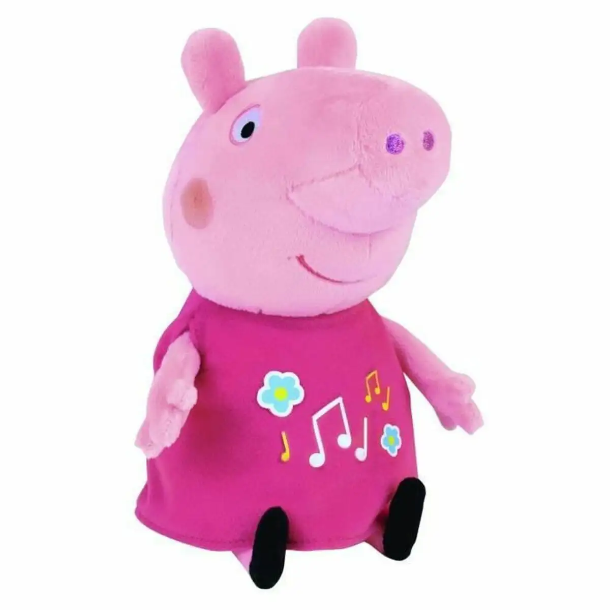 Peluche musicale jemini peppa pig rose 25 cm_3786. DIAYTAR SENEGAL - L'Odyssée du Shopping à Votre Portée. Parcourez notre boutique en ligne et partez à la découverte d'articles qui rendront chaque jour spécial.