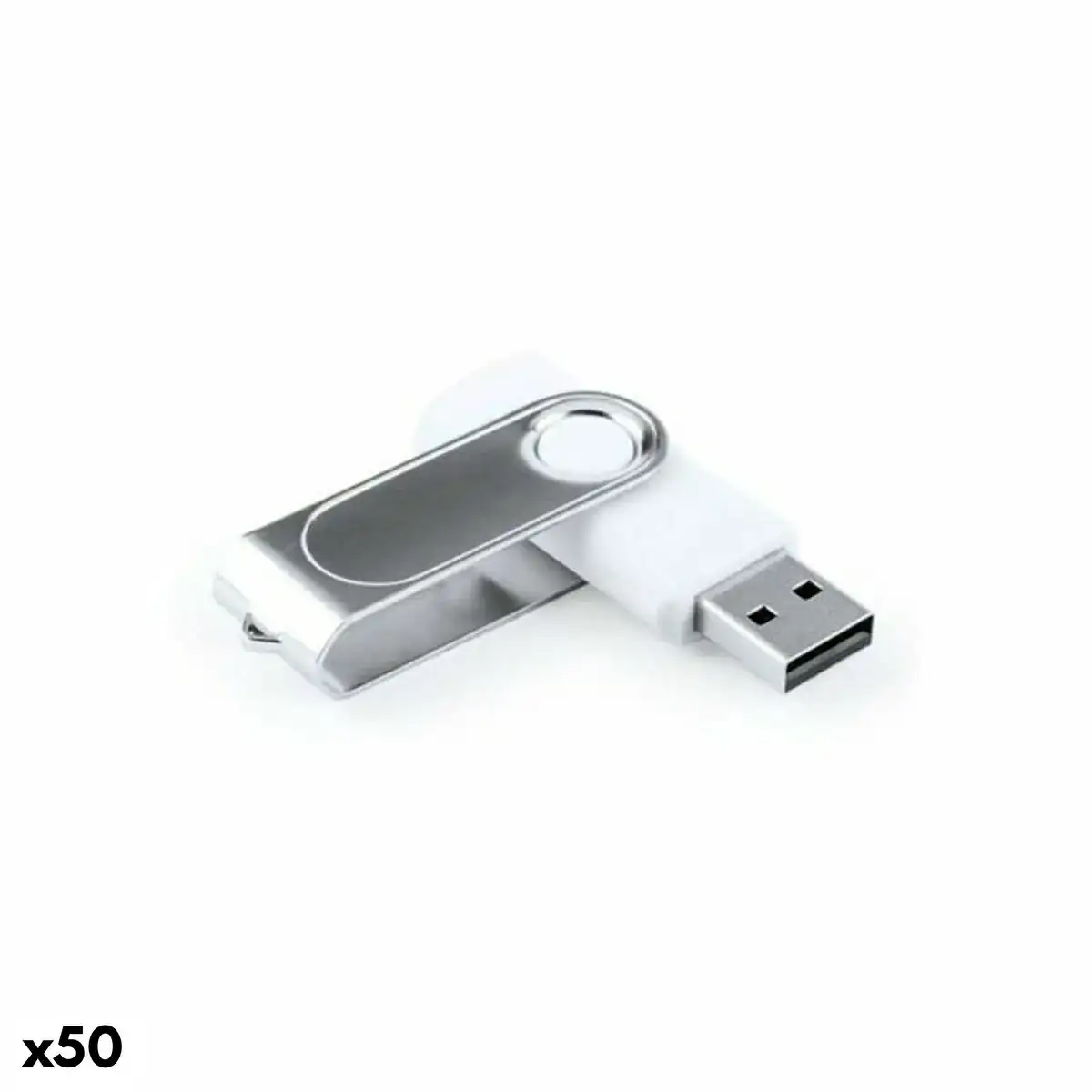 Pendrive 146242 16gb blanc 50 unites _5715. DIAYTAR SENEGAL - Où Choisir Rime avec Qualité. Découvrez notre sélection soigneusement conçue et choisissez des articles qui incarnent l'excellence et l'innovation.