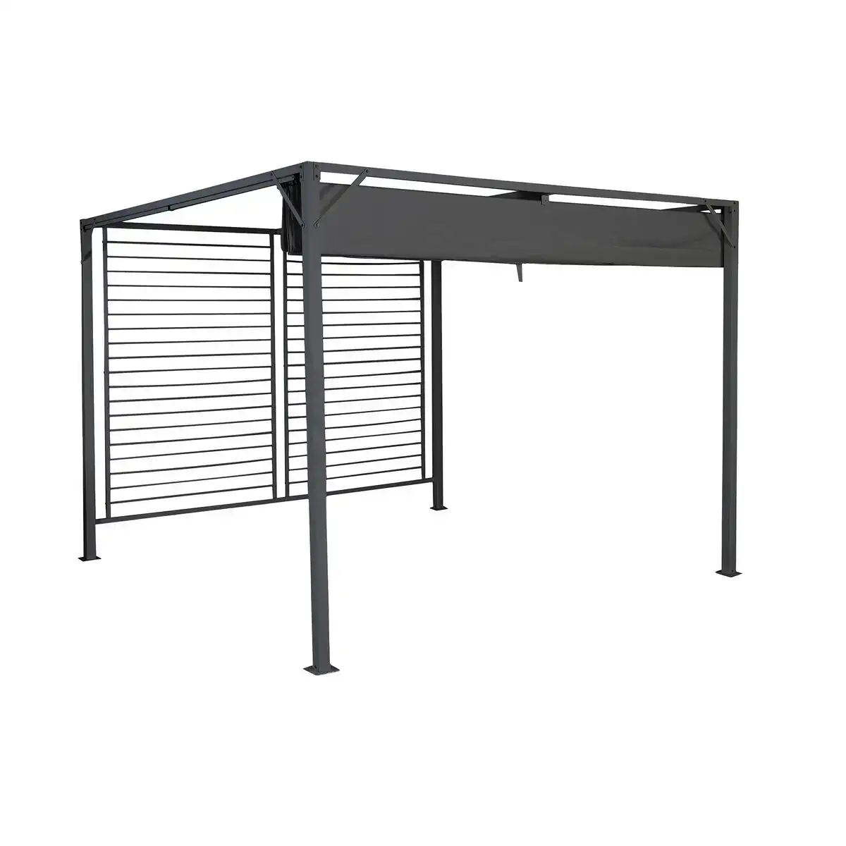 Pergola dkd home decor gris 300 x 300 x 230 cm acier_2892. DIAYTAR SENEGAL - L'Artisanat à Portée de Clic. Découvrez notre boutique en ligne pour trouver des produits uniques qui célèbrent la créativité et l'artisanat sénégalais.