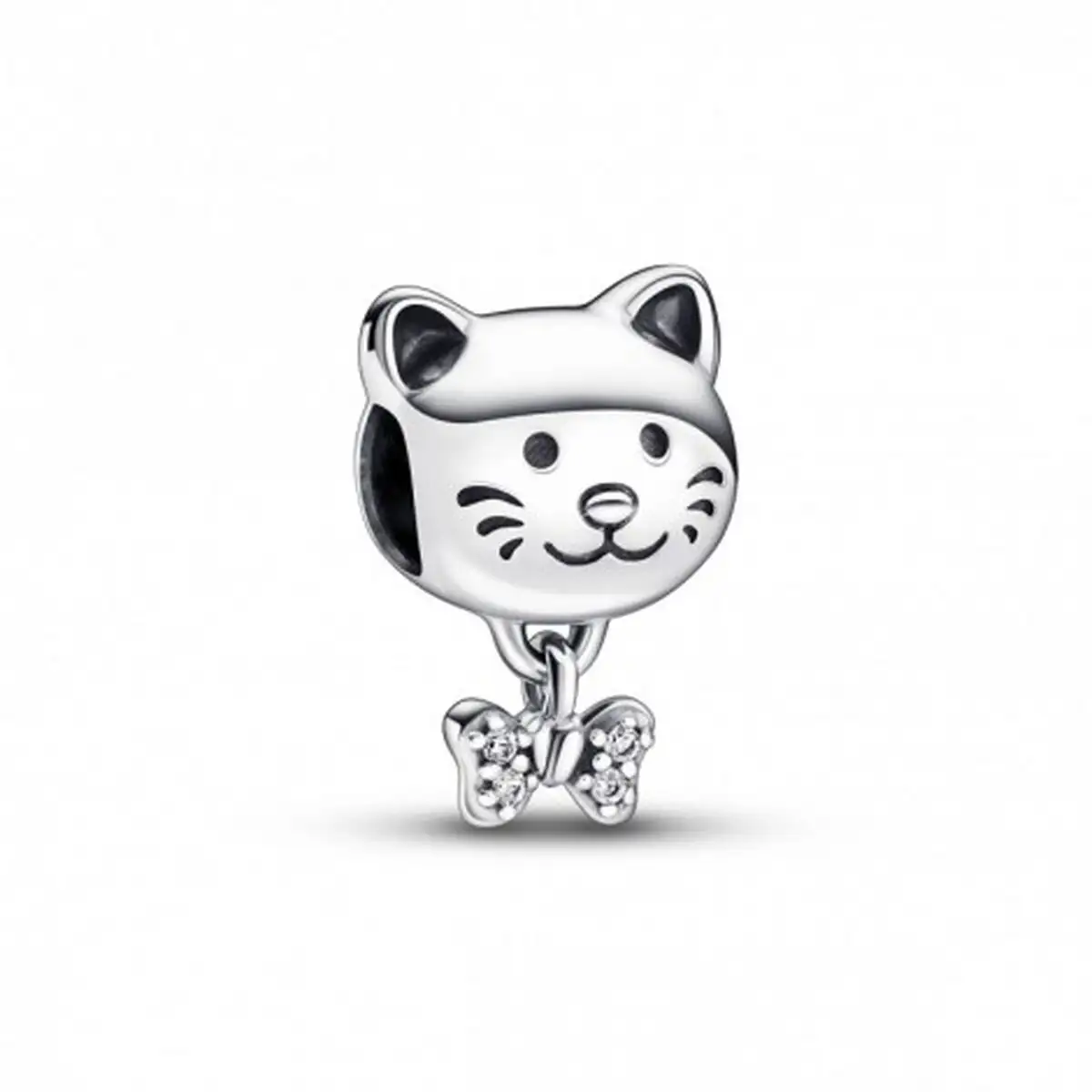 Perle de verre femme pandora pet cat bow_7264. DIAYTAR SENEGAL - L'Art de Choisir, l'Art de S'émerveiller. Explorez notre boutique en ligne et choisissez des articles qui éveillent votre sens de l'émerveillement.