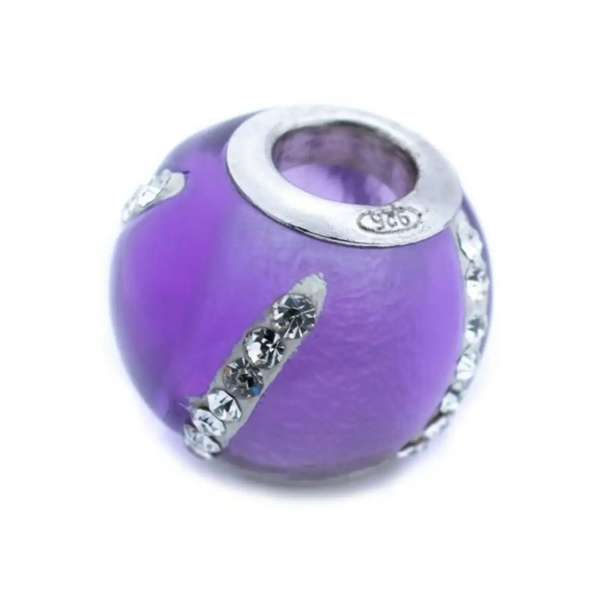 Perle de verre femme viceroy vmm0311 27 violet 1 cm _2862. DIAYTAR SENEGAL - L'Art de Vivre l'Excellence au Quotidien. Explorez notre gamme et choisissez des produits qui ajoutent une note de prestige à votre vie.