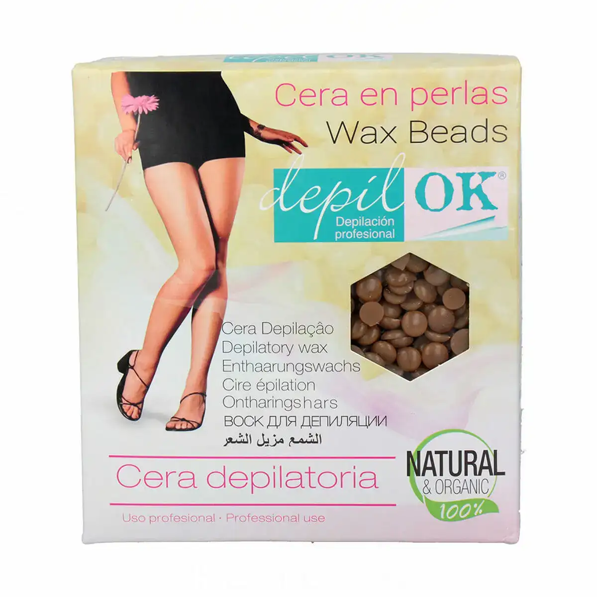 Perles de cire epilatoire depil ok gold chocolat 1 kg_1459. DIAYTAR SENEGAL - Où Choisir est une Découverte. Parcourez notre catalogue et trouvez des articles qui éveillent votre curiosité et enrichissent votre expérience shopping.