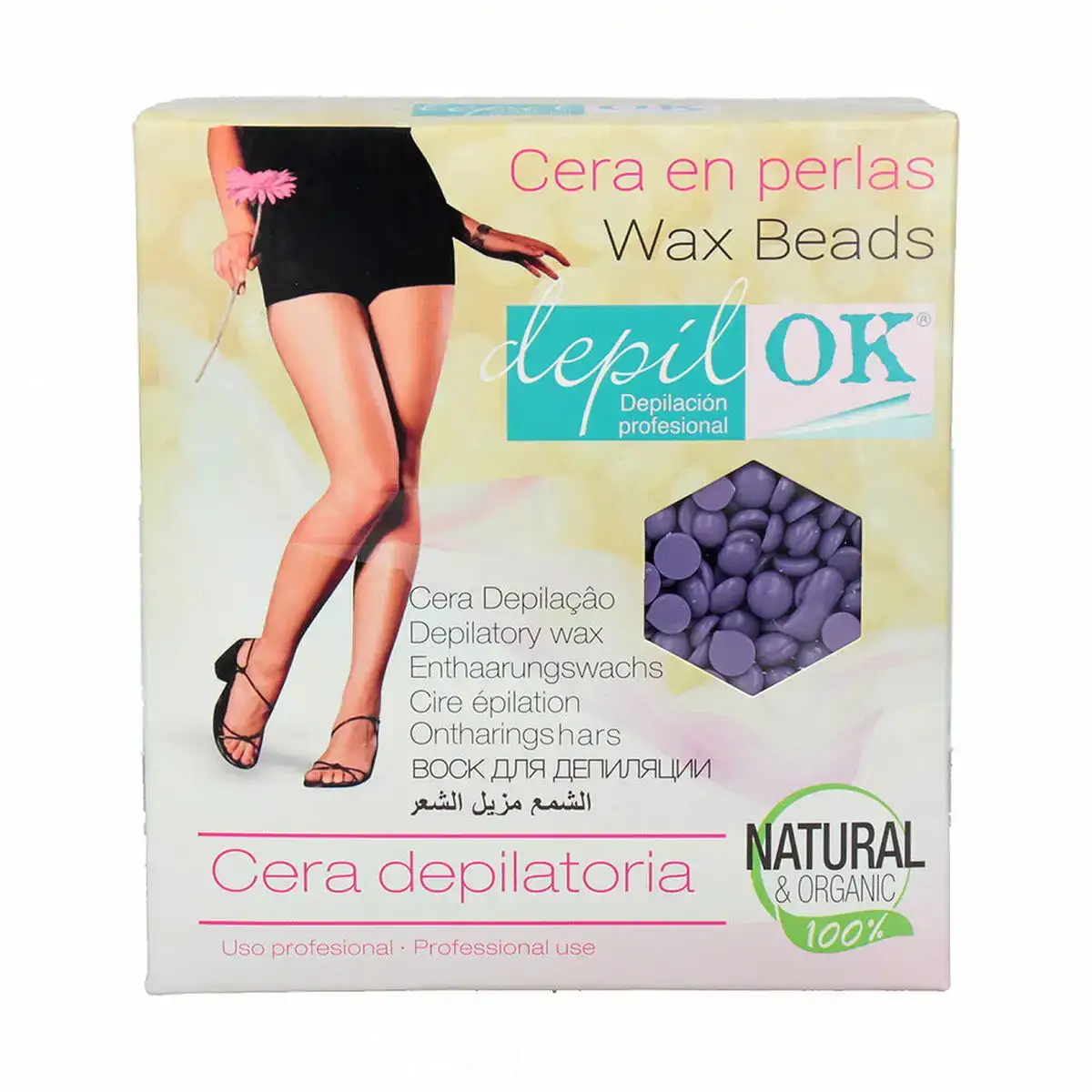 Perles de cire epilatoire depil ok lavande 1 kg_6583. Plongez dans le Monde de DIAYTAR SENEGAL - Où Chaque Article Raconte une Histoire. Explorez notre vaste assortiment et choisissez des produits qui vous parlent et reflètent votre style unique.