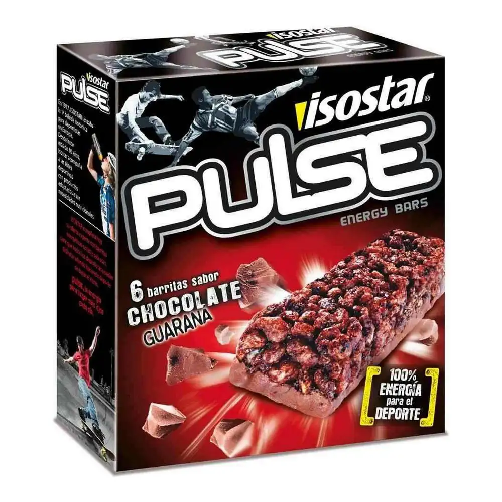 Petite barre energetique isostar pulse chocolat guarana 6 uds _1479. DIAYTAR SENEGAL - Votre Destination pour un Shopping Inoubliable. Naviguez à travers notre catalogue et choisissez des produits qui vous marquent par leur originalité.