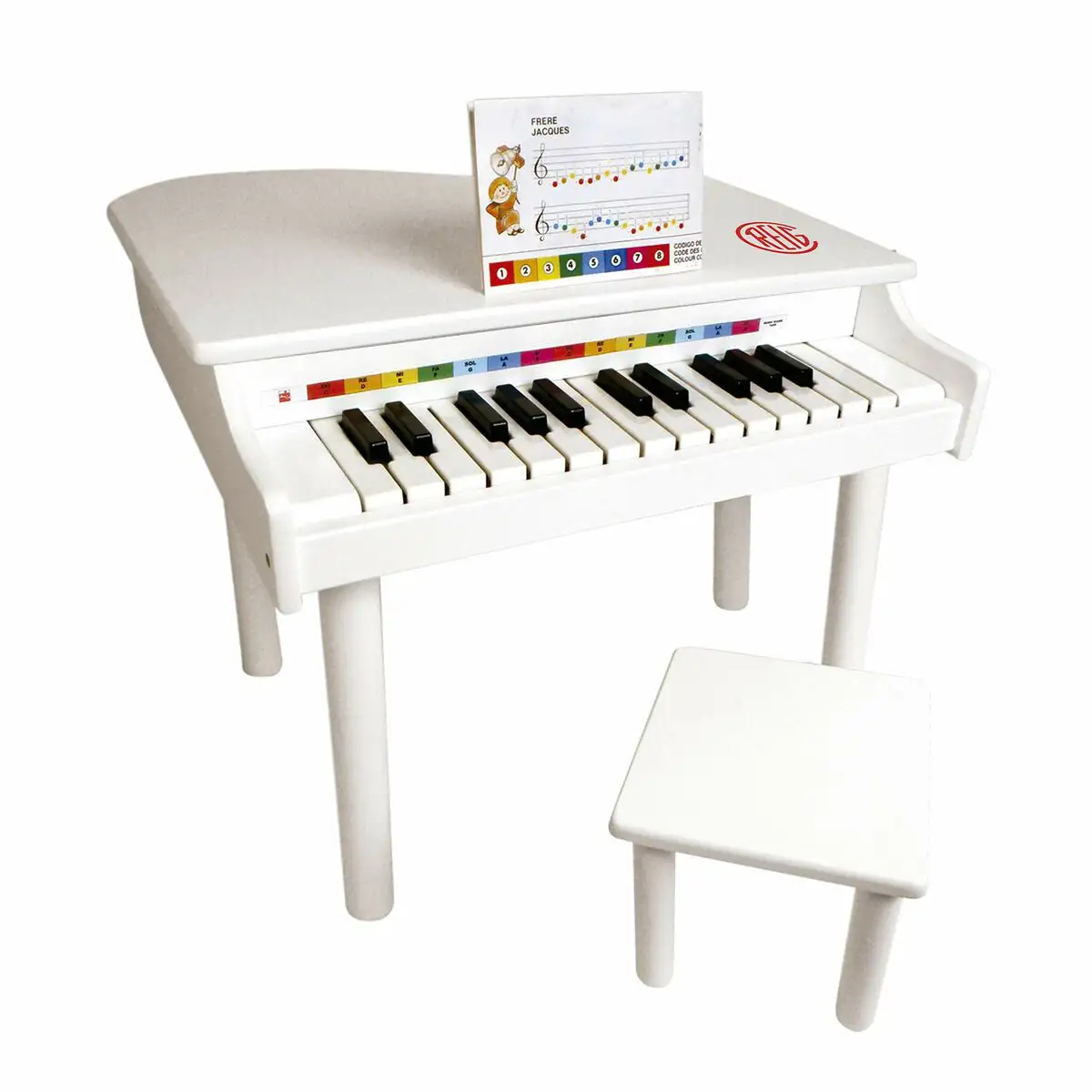 Piano reig blanc enfant 49 5 x 52 x 43 cm _2270. DIAYTAR SENEGAL - Votre Marché Virtuel au Sénégal. Parcourez notre boutique en ligne pour trouver des trésors cachés, des articles indispensables du quotidien aux joyaux artistiques.