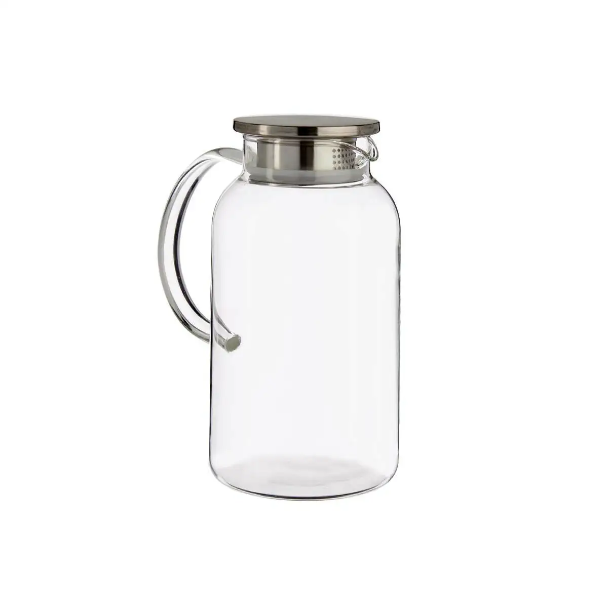 Pichet avec couvercle 1 9 l transparent verre borosilicate 12 x 22 x 17 2 cm _6555. DIAYTAR SENEGAL - L'Art de Magasiner sans Frontières. Parcourez notre vaste sélection d'articles et trouvez tout ce dont vous avez besoin, du chic à l'authentique, du moderne au traditionnel.