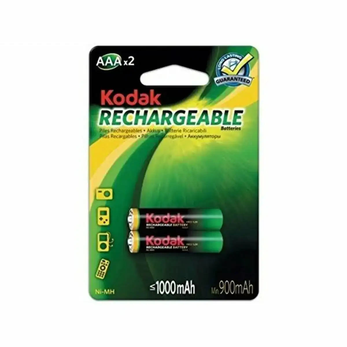 Pile rechargeable kodak 30954021 1000 mah_9296. DIAYTAR SENEGAL - L'Art de Choisir, l'Art de S'émerveiller. Explorez notre gamme de produits et laissez-vous émerveiller par des créations authentiques et des designs modernes.