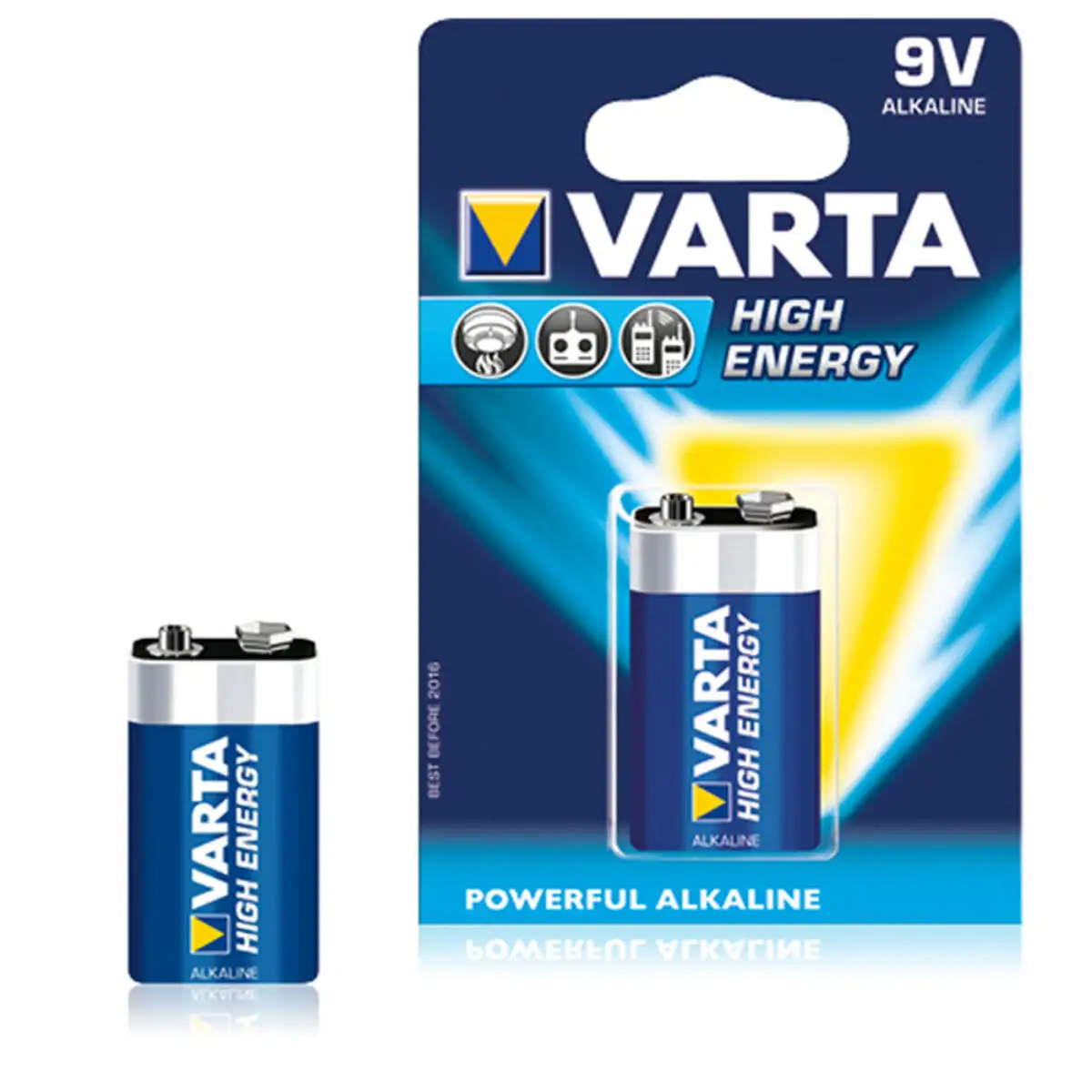 Pile varta 6lr61 9 v 580 mah high energy bleu_7999. Bienvenue chez DIAYTAR SENEGAL - Où Choisir est une Invitation au Voyage. Explorez notre boutique en ligne et découvrez des produits qui vous transportent dans l'univers du Sénégal.