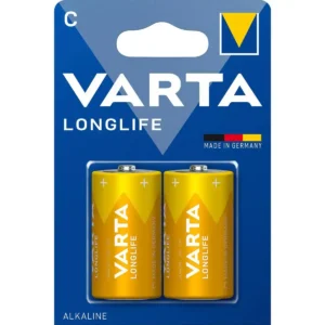 Piles alcalines varta longlife lr14 type c_8460. DIAYTAR SENEGAL - Votre Escale Shopping incontournable. Explorez notre boutique en ligne et dénichez des trésors qui reflètent la richesse culturelle et la modernité du Sénégal.