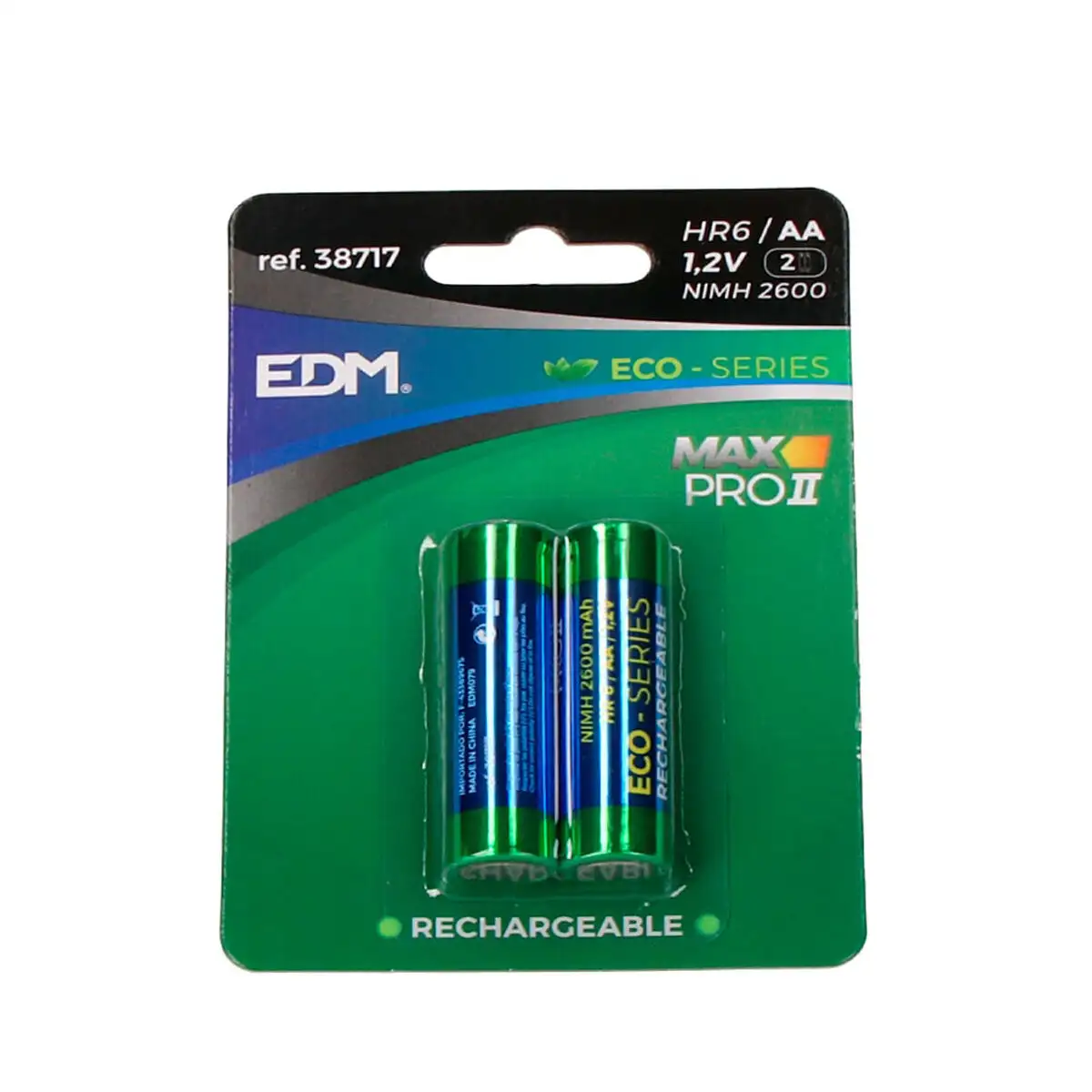 Piles rechargeables edm max pro ii eco series 2600 mah aa hr6 1 2 v 2 unites _5858. Bienvenue dans l'univers captivant de DIAYTAR SENEGAL - Votre Plateforme de Shopping Tout-en-Un. Parcourez notre boutique en ligne pour découvrir des produits uniques, allant des articles ménagers aux élégants accessoires de mode.