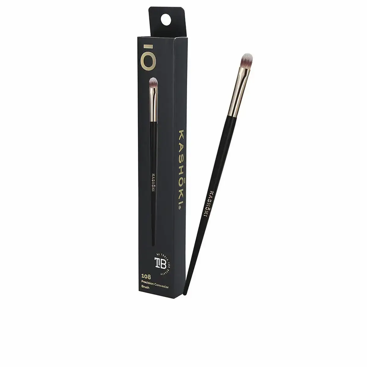Pinceau de Maqullage Kashōki Nº 108 Correcteur facial Poudre libre