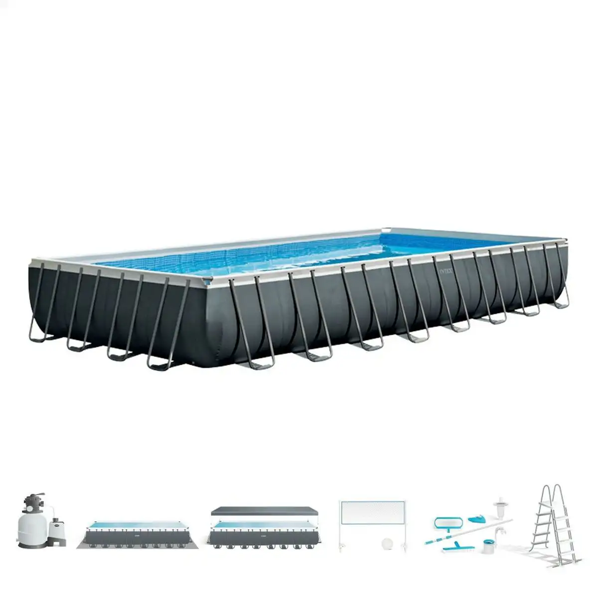 Piscine demontable intex 26378 975 x 132 x 488 cm_7639. DIAYTAR SENEGAL - Votre Passage vers le Chic et l'Élégance. Naviguez à travers notre boutique en ligne pour trouver des produits qui ajoutent une touche sophistiquée à votre style.