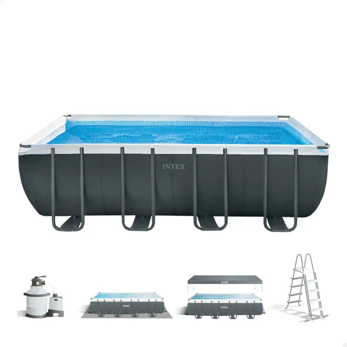 Piscine demontable intex 549 x 132 x 274 cm_7831. DIAYTAR SENEGAL - L'Artisanat à Portée de Clic. Découvrez notre boutique en ligne pour trouver des produits uniques qui célèbrent la créativité et l'artisanat sénégalais.