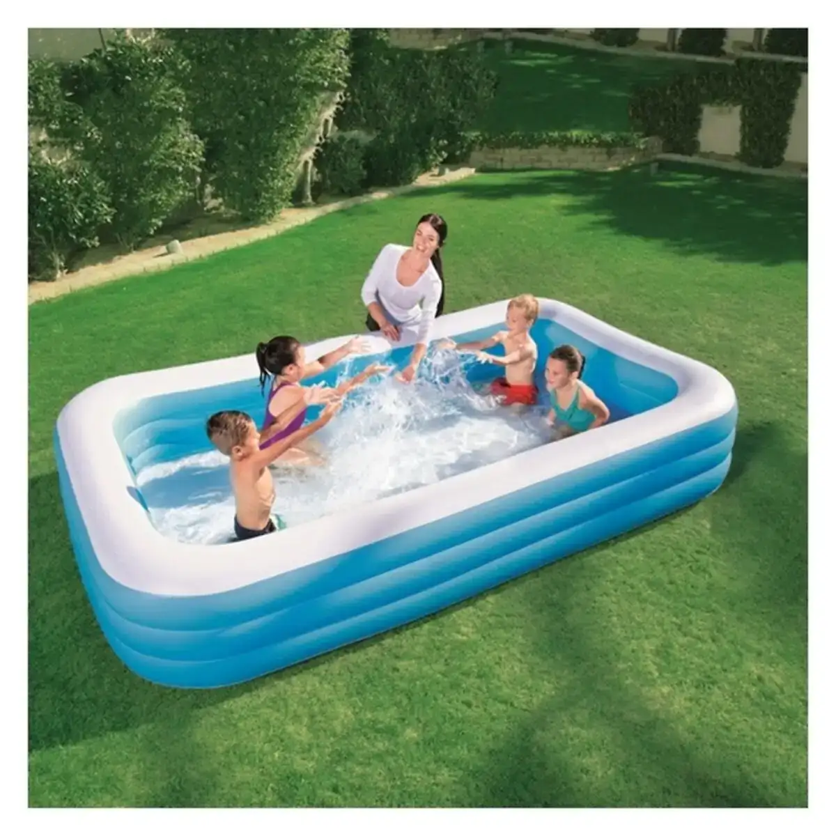 Piscine pour enfants bestway bw54009 20 305 x 183 x 56 cm_6857. DIAYTAR SENEGAL - Votre Passage vers la Découverte. Explorez notre boutique en ligne pour trouver des trésors qui vous attendent, du traditionnel à l'avant-garde.