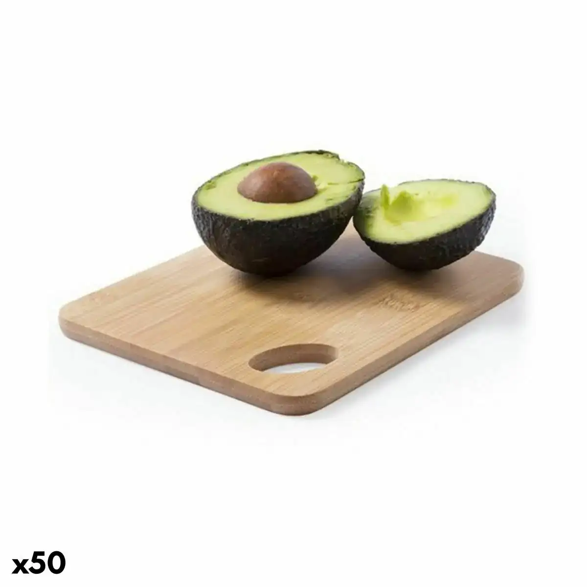 Planche de cuisine en bambou 145178 50 unites _5095. DIAYTAR SENEGAL - L'Art de Vivre le Shopping Authentique. Découvrez notre boutique en ligne et trouvez des produits qui célèbrent la culture et l'héritage du Sénégal.