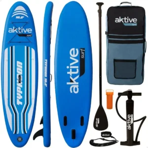 Planche de paddle surf gonflable avec accessoires aktive typhoon_5726. Bienvenue chez DIAYTAR SENEGAL - Où Choisir est une Invitation au Voyage. Explorez notre boutique en ligne et découvrez des produits qui vous transportent dans l'univers du Sénégal.