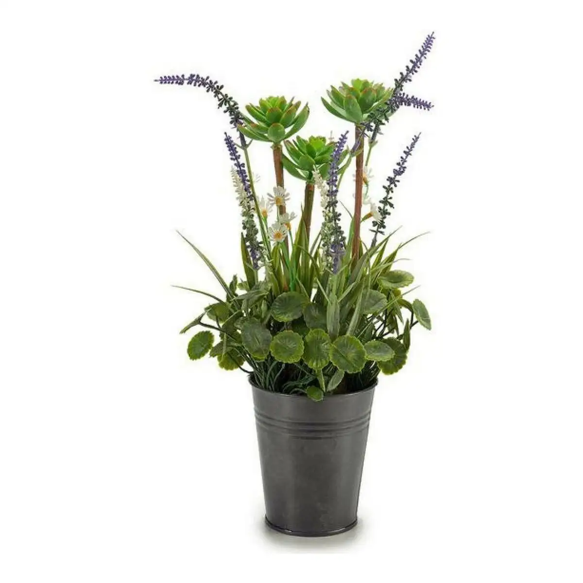 Plante decorative 8430852222176 lavande violet metal blanc vert plastique 13 x 40 x 13 cm_1607. DIAYTAR SENEGAL - Votre Destination Shopping Authentique. Explorez notre boutique en ligne et découvrez des trésors qui reflètent l'âme du Sénégal, pour une expérience shopping unique.