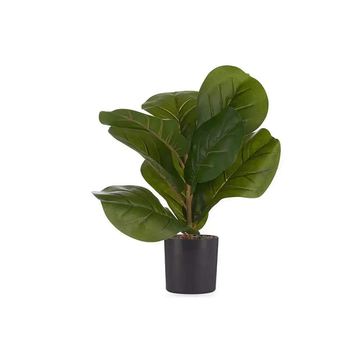 Plante decorative 9 5 x 42 x 9 5 cm noir vert plastique_3848. DIAYTAR SENEGAL - L'Art de Choisir, l'Art de Vivre. Parcourez notre boutique en ligne et choisissez parmi des produits de qualité qui ajoutent de l'élégance à votre quotidien.