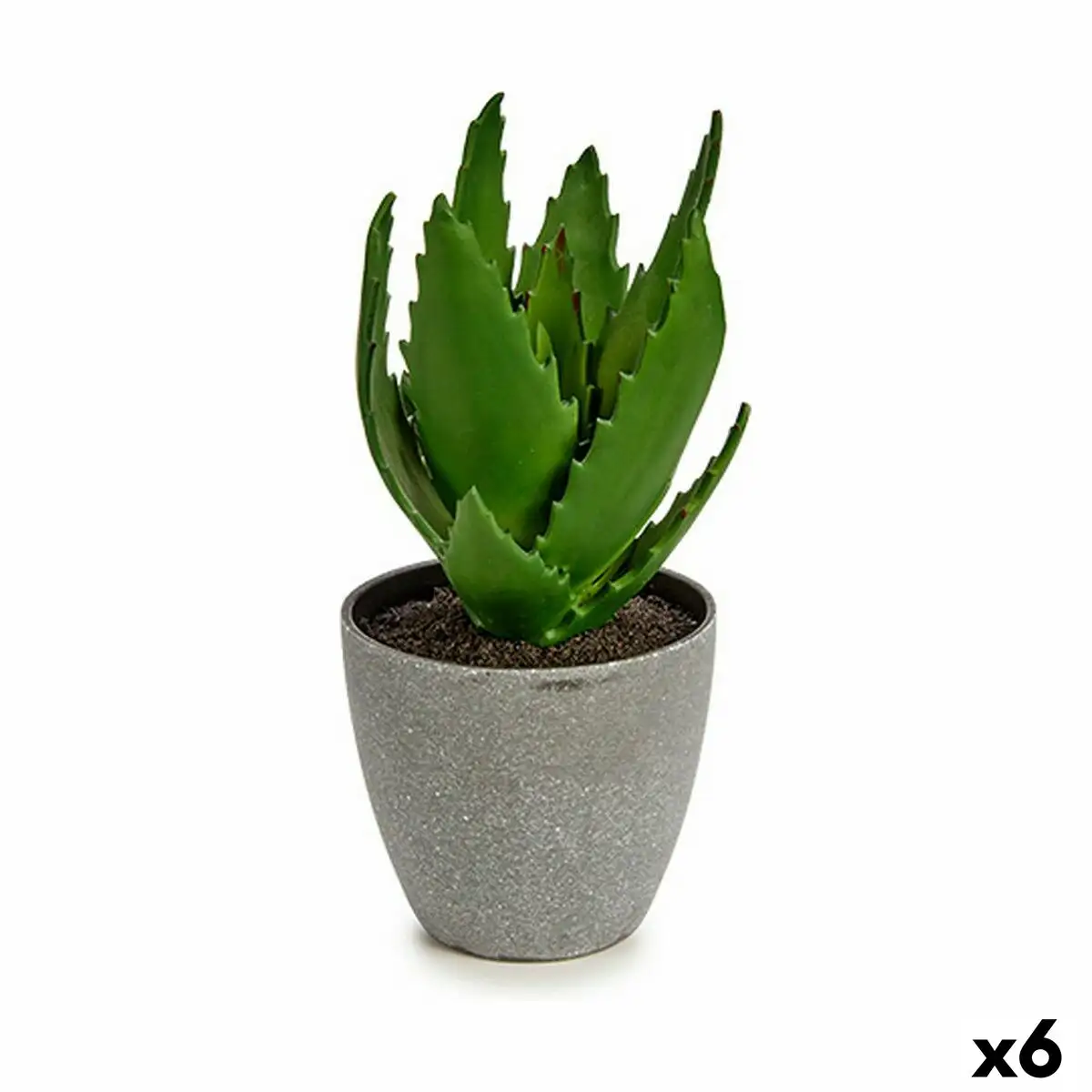 Plante decorative aloe vera 14 x 21 x 14 cm gris vert plastique 6 unites _4139. DIAYTAR SENEGAL - L'Art du Shopping Éclairé. Naviguez à travers notre plateforme intuitive et découvrez une variété d'articles soigneusement sélectionnés pour répondre à vos besoins et à vos envies.