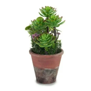 Plante decorative marron vert plastique_5896. DIAYTAR SENEGAL - Votre Plateforme Shopping Engagée. Explorez notre catalogue et choisissez des produits qui reflètent notre dévouement envers la qualité et la satisfaction du client.