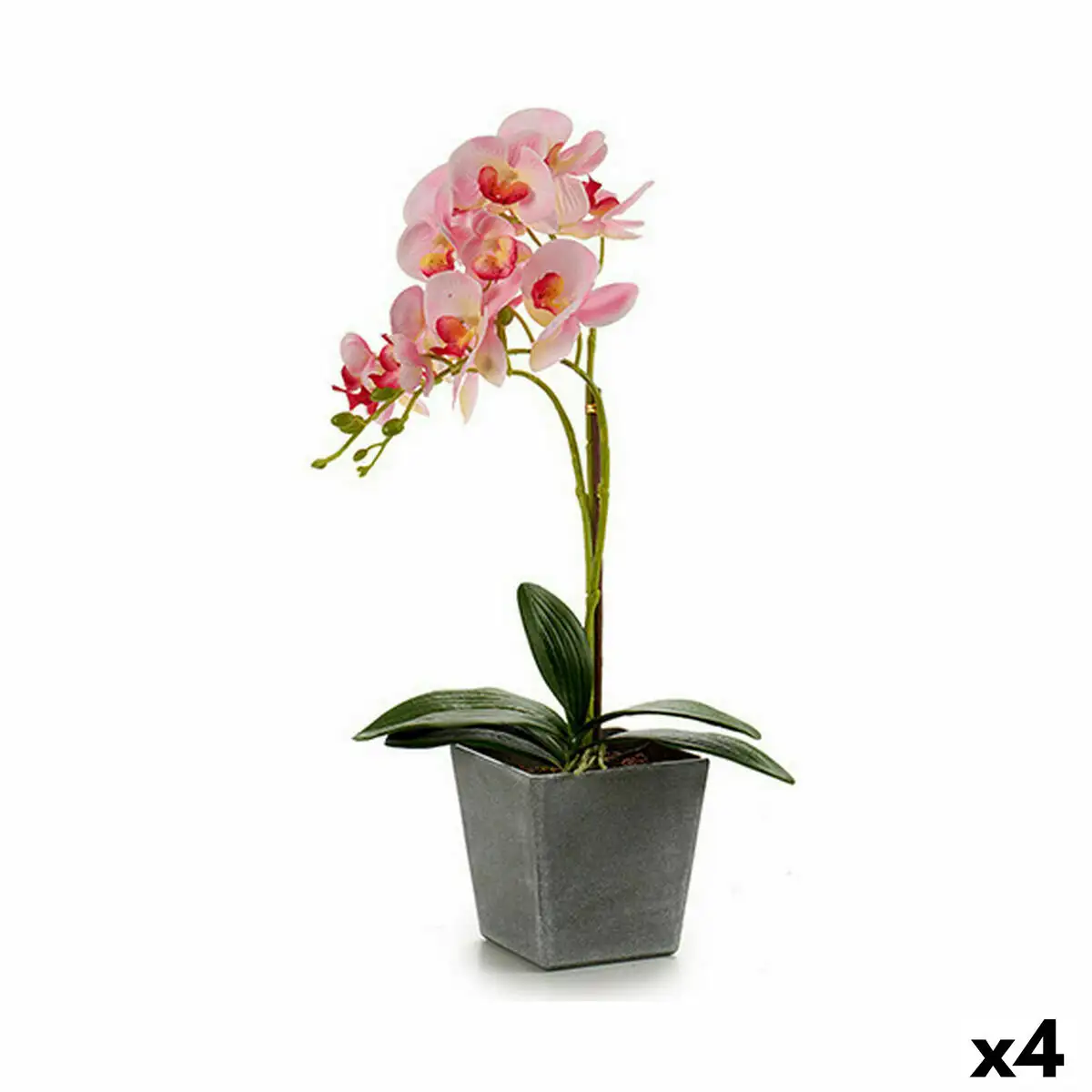 Plante decorative orchidee plastique 20 x 47 x 33 cm 4 unites _2101. DIAYTAR SENEGAL - Où Chaque Produit est une Promesse de Qualité. Explorez notre boutique en ligne et choisissez des produits qui répondent à vos exigences élevées.