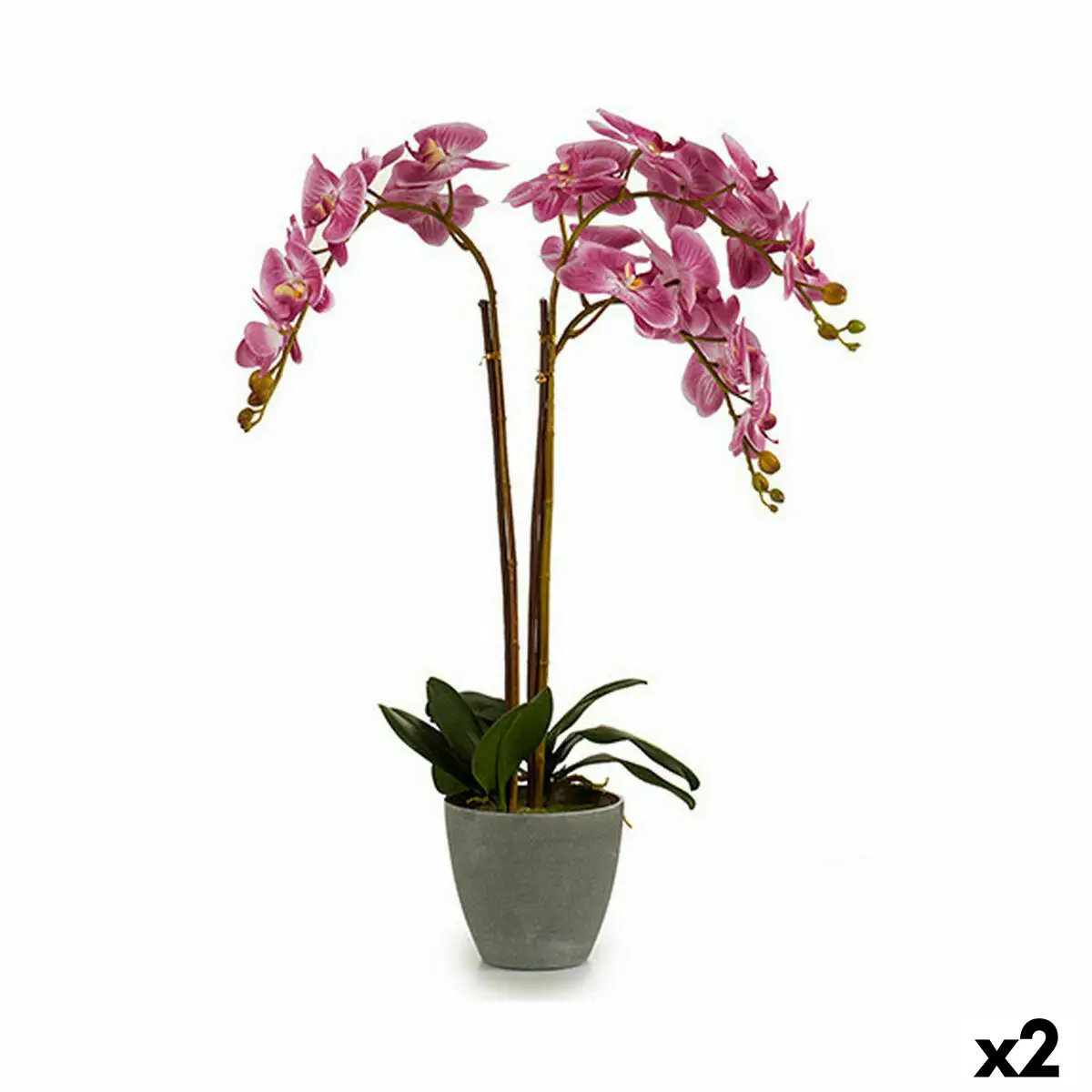 Plante decorative orchidee plastique 33 x 77 x 33 cm 2 unites _6301. DIAYTAR SENEGAL - Votre Passage vers le Chic et l'Élégance. Naviguez à travers notre boutique en ligne pour trouver des produits qui ajoutent une touche sophistiquée à votre style.