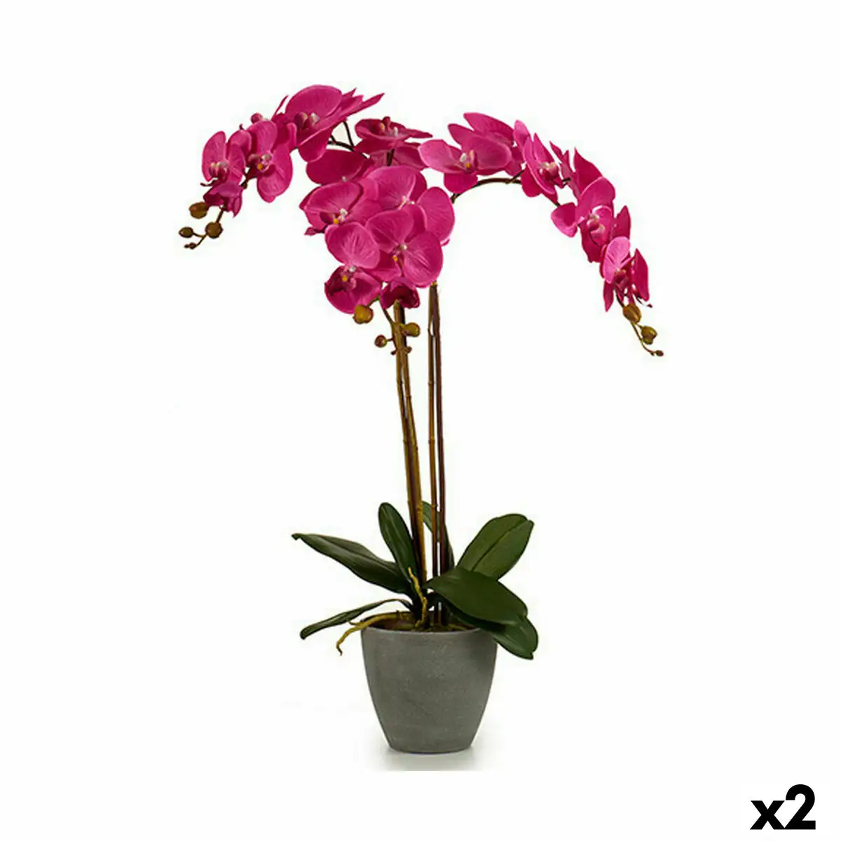 Plante decorative orchidee plastique 60 x 78 x 44 cm 2 unites _4680. Bienvenue chez DIAYTAR SENEGAL - Où Chaque Produit a son Histoire. Plongez dans notre sélection diversifiée et découvrez des articles qui racontent le riche patrimoine sénégalais.
