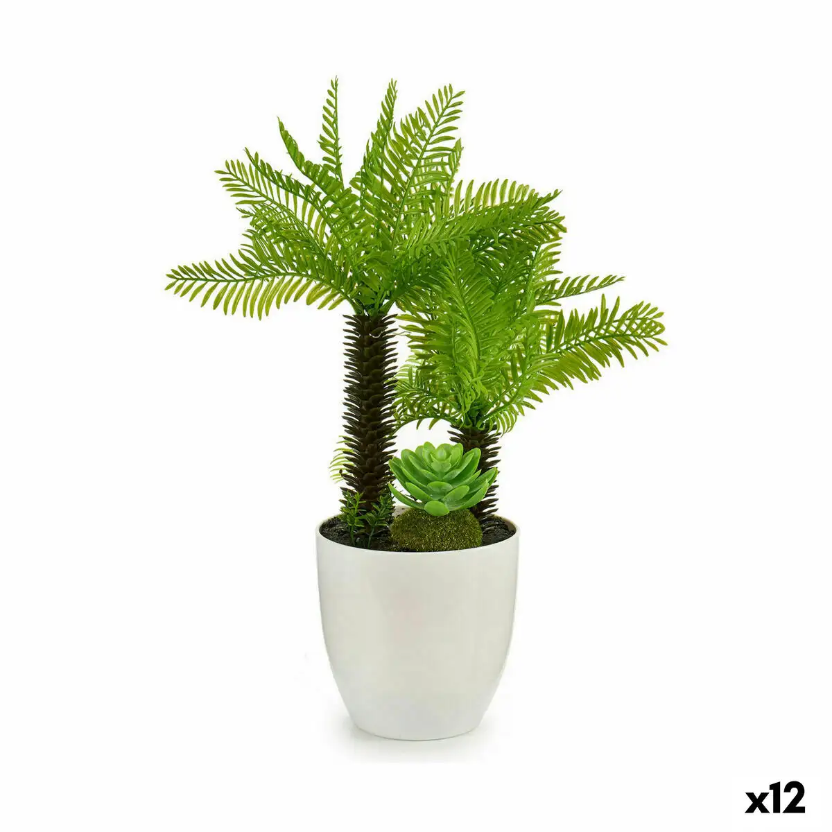 Plante decorative palmier plastique 18 x 35 x 12 cm 12 unites _4083. DIAYTAR SENEGAL - Où Chaque Détail Compte. Naviguez à travers notre gamme variée et choisissez des articles qui ajoutent une touche spéciale à votre quotidien, toujours avec qualité et style.