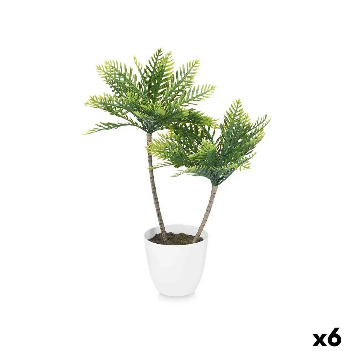 Plante decorative palmier plastique 36 x 55 5 x 24 cm 6 unites _6177. DIAYTAR SENEGAL - L'Art de Choisir, l'Art de S'émerveiller. Explorez notre boutique en ligne et choisissez des articles qui éveillent votre sens de l'émerveillement.