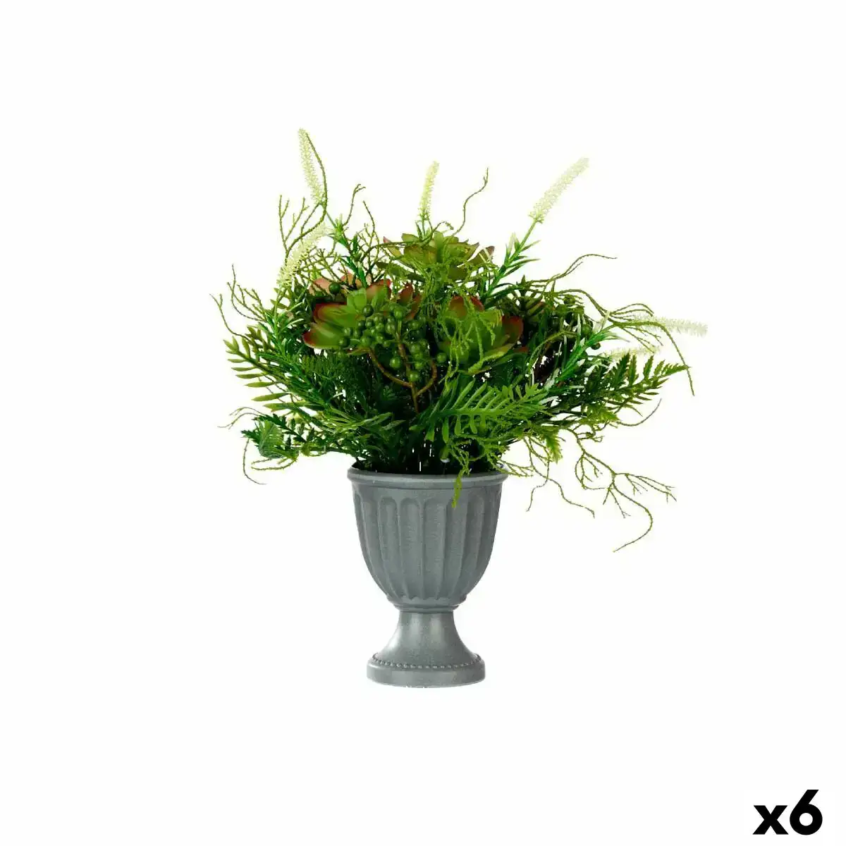 Plante decorative verre plastique 21 x 30 x 21 cm 6 unites _3163. DIAYTAR SENEGAL - Où Chaque Sélection Vous Parle. Parcourez nos catégories et découvrez des produits qui reflètent vos passions et vos besoins, pour un shopping personnel et inspirant.