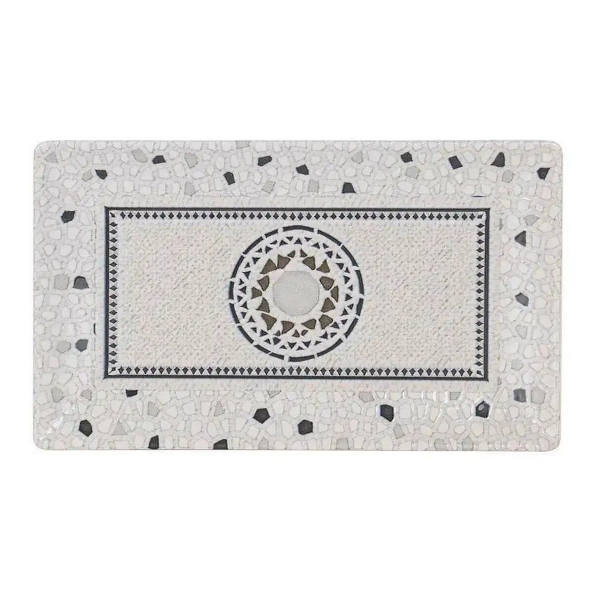 Plat a gratin la mediterranea barroc rectangulaire 25 x 15 x 2 cm_9447. Bienvenue sur DIAYTAR SENEGAL - Où Chaque Produit a son Histoire. Découvrez notre sélection unique et choisissez des articles qui racontent la richesse culturelle et artistique du Sénégal.