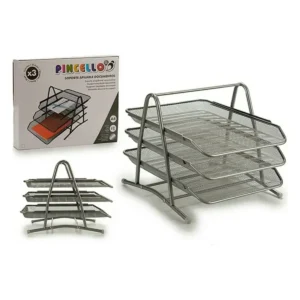 Plateau argent metal 3 pcs _3261. DIAYTAR SENEGAL - L'Art du Shopping Facilité. Naviguez sur notre plateforme en ligne pour découvrir une expérience d'achat fluide et agréable, avec une gamme de produits adaptés à tous.