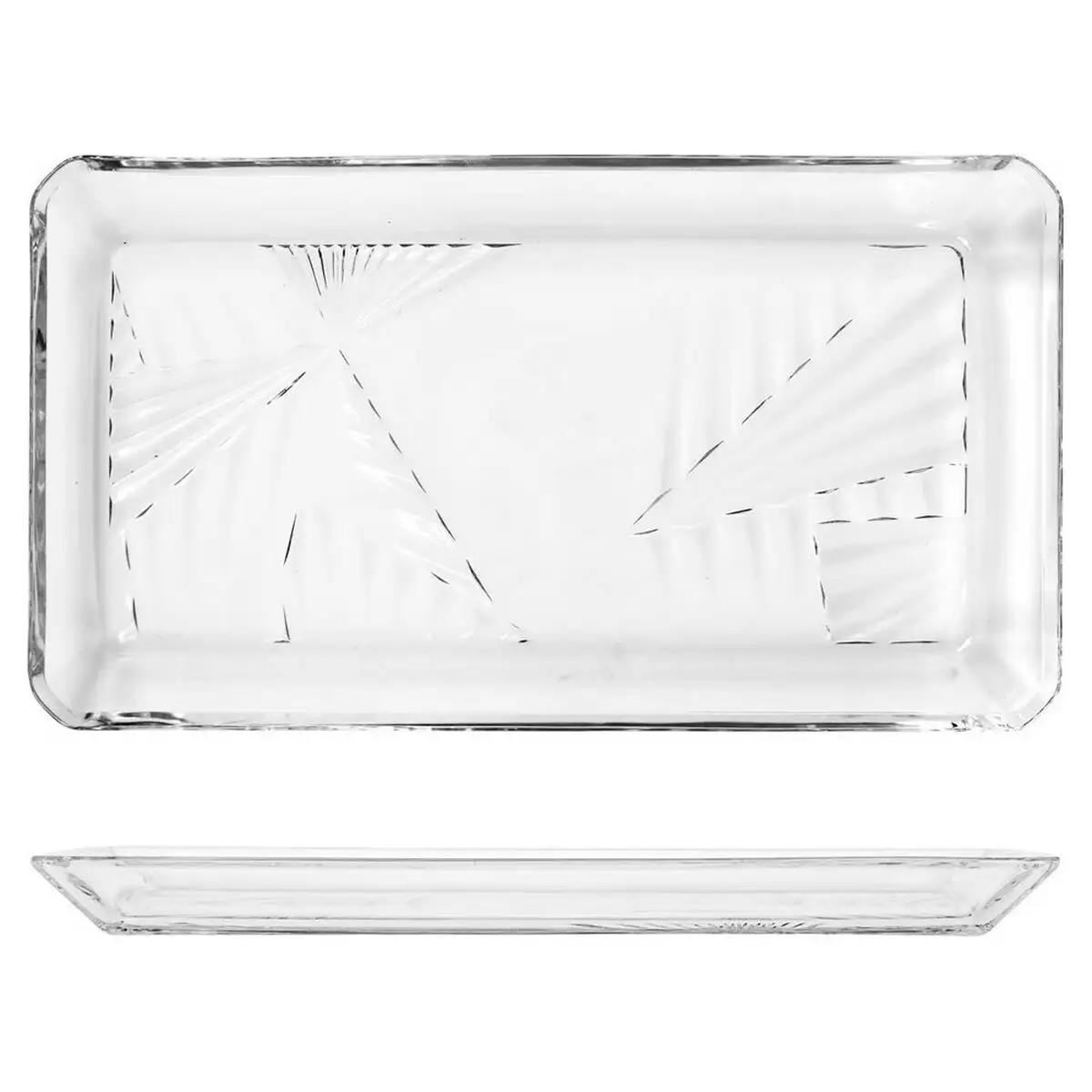 Plateau madlen verre transparent 12 x 1 8 x 21 8 cm 2 pcs _8604. DIAYTAR SENEGAL - Où Chaque Achat Raconte une Histoire. Explorez notre boutique en ligne et créez votre propre narration à travers notre diversité de produits, chacun portant une signification unique.