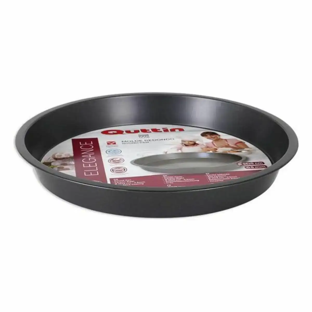 Plateau pour four quttin ronde 0 5 mm 28 x 5 cm 36 x 5 cm_8723. DIAYTAR SENEGAL - L'Art de Vivre le Shopping Inspiré. Parcourez notre catalogue et choisissez des produits qui reflètent votre passion pour la beauté et l'authenticité.