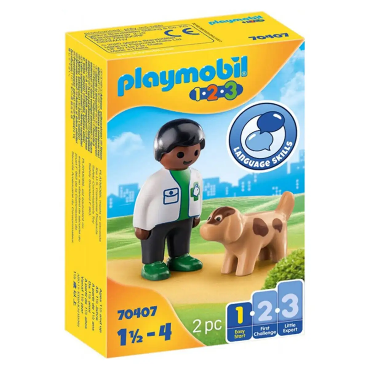 Playset 1 2 3 veterinary with dog playmobil 70407 2 pcs _5532. DIAYTAR SENEGAL - L'Art de Choisir, l'Art de S'émerveiller. Explorez notre gamme de produits et laissez-vous émerveiller par des créations authentiques et des designs modernes.