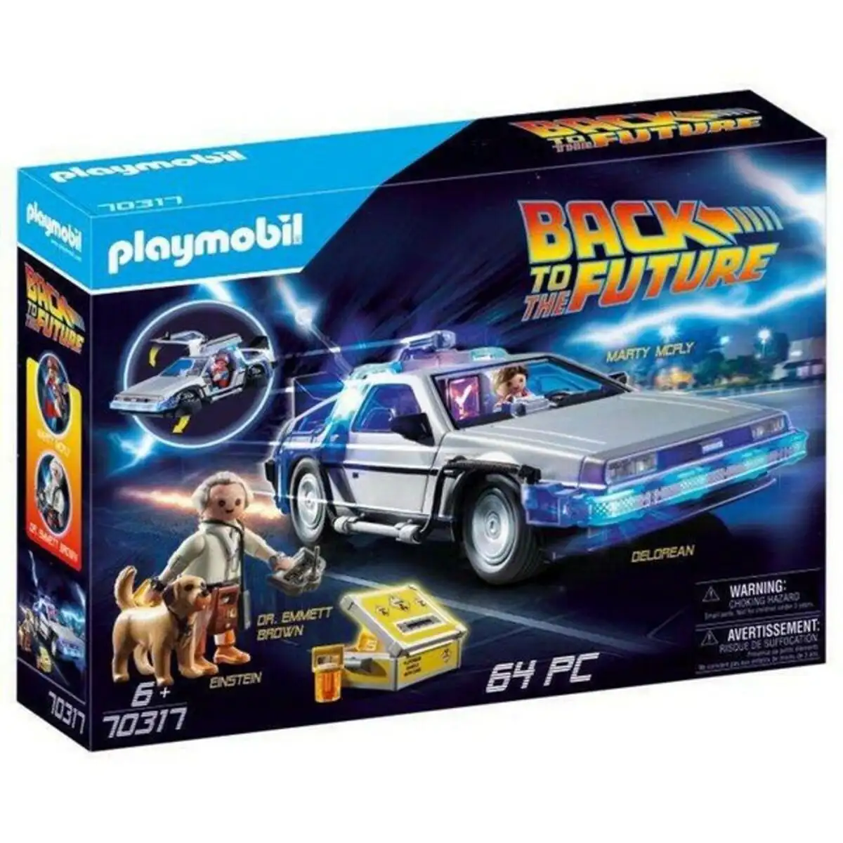 Playset action racer back to the future delorean playmobil 70317_8811. DIAYTAR SENEGAL - Votre Portail Vers l'Exclusivité. Explorez notre boutique en ligne pour trouver des produits uniques et exclusifs, conçus pour les amateurs de qualité.