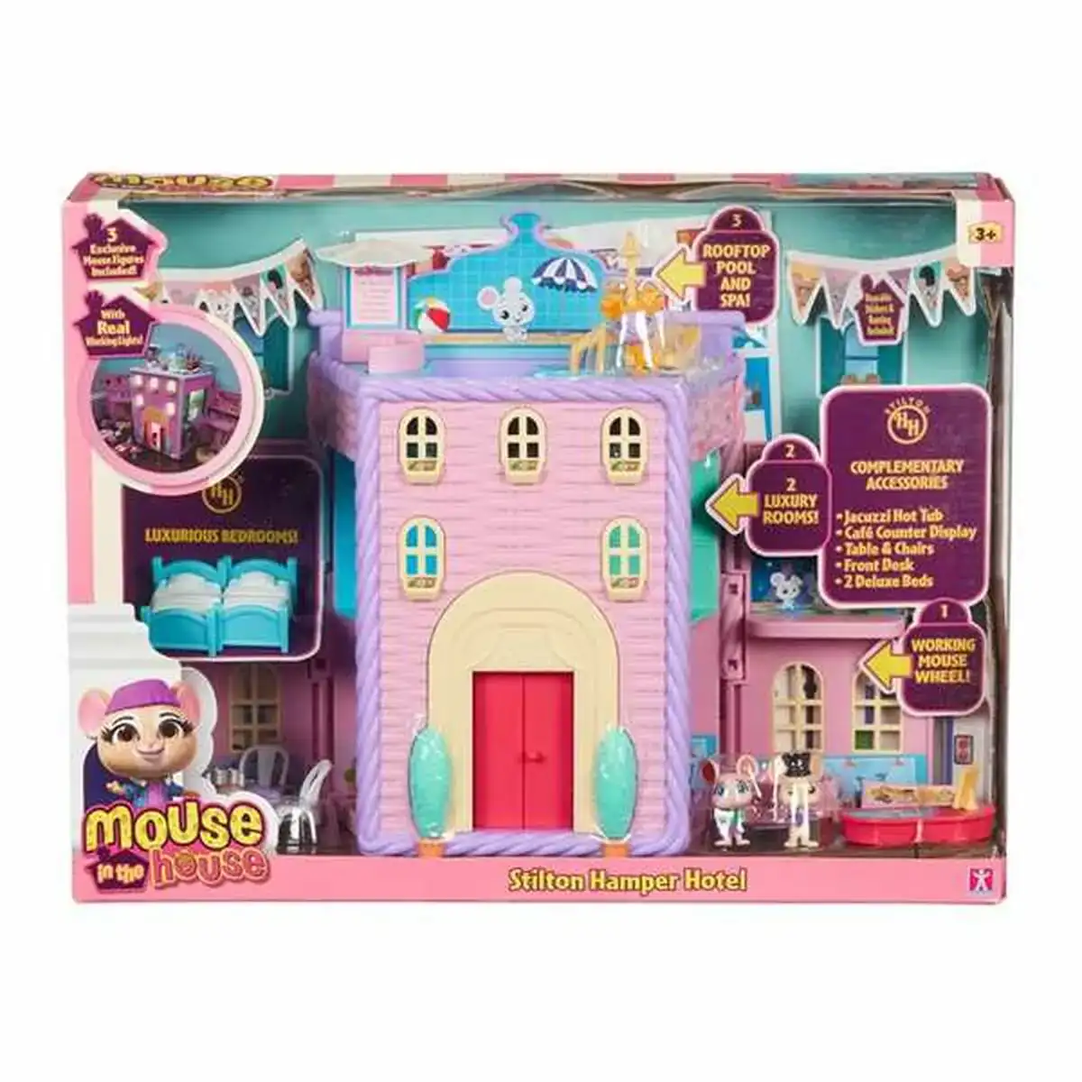 Playset bandai mouse in the house stilton hamper hotel 33 x 25 x 9 cm_2264. Bienvenue chez DIAYTAR SENEGAL - Où le Shopping Devient un Voyage. Explorez notre plateforme pour dénicher des produits uniques, racontant l'histoire et l'âme du Sénégal.