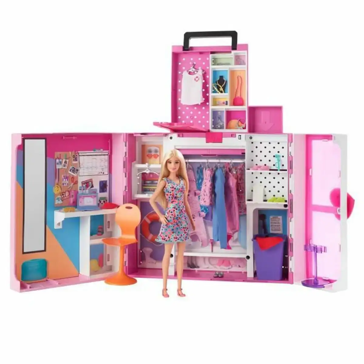 Playset barbie barbie and her mega dressing_5543. DIAYTAR SENEGAL - Votre Passage vers l'Exceptionnel. Naviguez à travers notre sélection minutieuse et découvrez des articles qui apportent une touche spéciale à chaque instant de votre vie.