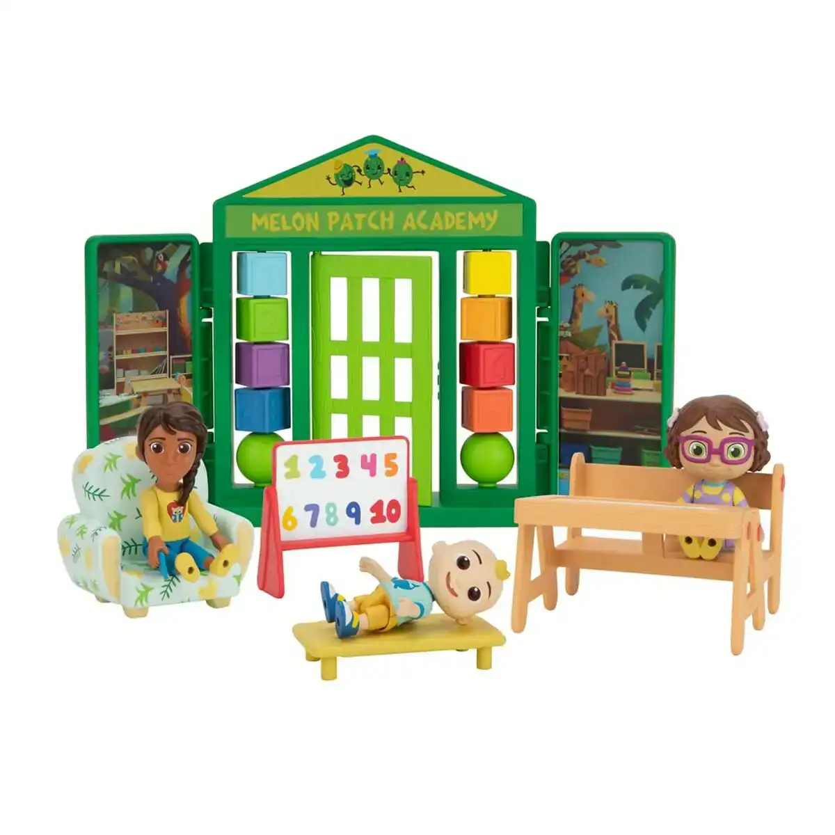 Playset cocomelon let s go to school 35 6 x 30 6 x 7 80 cm 35 6 x 30 6 x 7 80 cm _9578. DIAYTAR SENEGAL - Votre Escapade Shopping Virtuelle. Explorez notre boutique en ligne et dénichez des trésors qui évoquent la culture et le savoir-faire sénégalais, un clic à la fois.