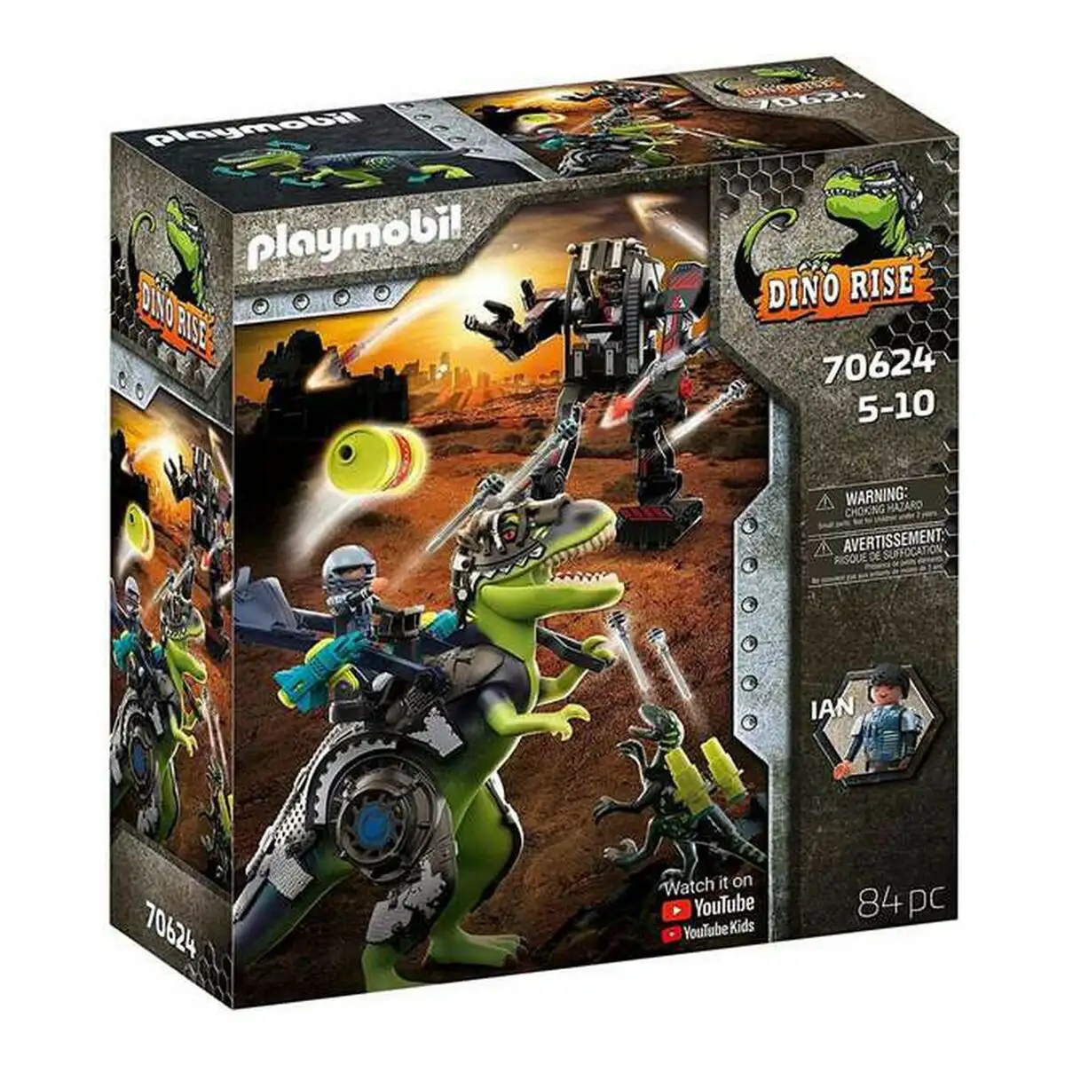 Playset dino rise t rex playmobil 70624 84 pcs _2928. Bienvenue chez DIAYTAR SENEGAL - Votre Plateforme Shopping pour Tous. Découvrez un large éventail de produits qui célèbrent la diversité et la beauté du Sénégal.