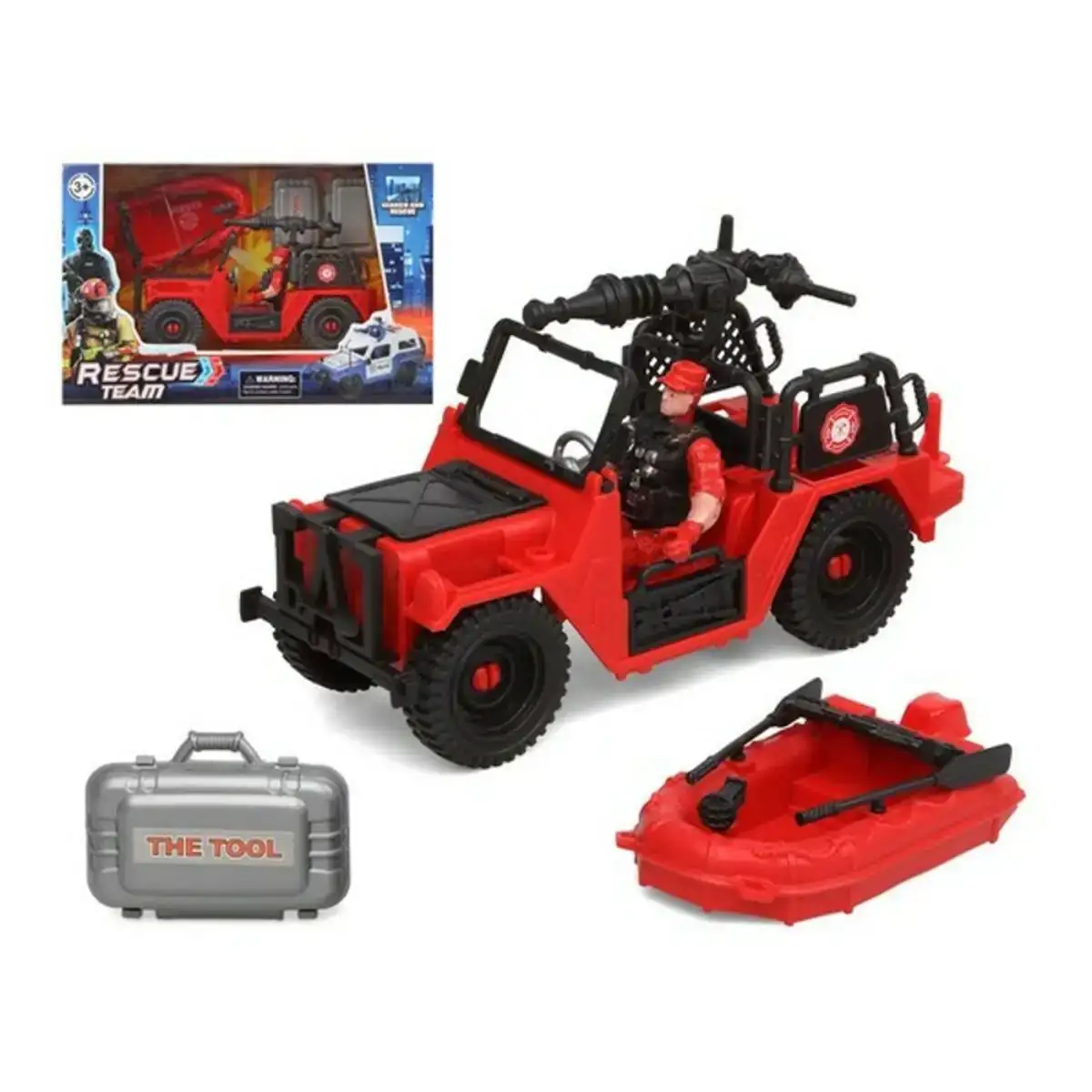 Playset firefighters rescue team rouge_4370. DIAYTAR SENEGAL - L'Art de Vivre le Shopping Authentique. Découvrez notre boutique en ligne et trouvez des produits qui célèbrent la culture et l'héritage du Sénégal.