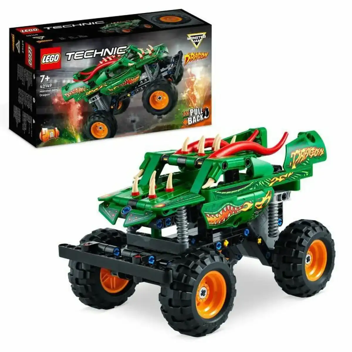 Playset lego 42149 technic monster jam dragon multicouleur 7 ans 217 piezas_8602. DIAYTAR SENEGAL - Où Choisir Rime avec Qualité. Découvrez notre sélection soigneusement conçue et choisissez des articles qui incarnent l'excellence et l'innovation.