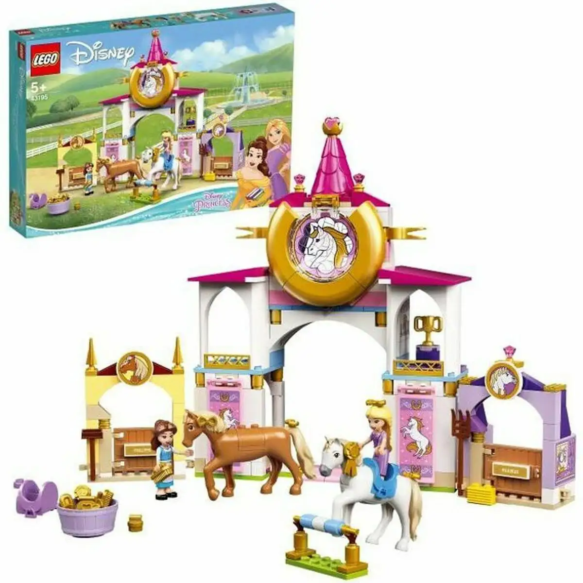 Playset lego 43195 belle and rapunzel s royal stables_9160. DIAYTAR SENEGAL - Votre Oasis de Shopping en Ligne. Explorez notre boutique et découvrez des produits qui ajoutent une touche de magie à votre quotidien.