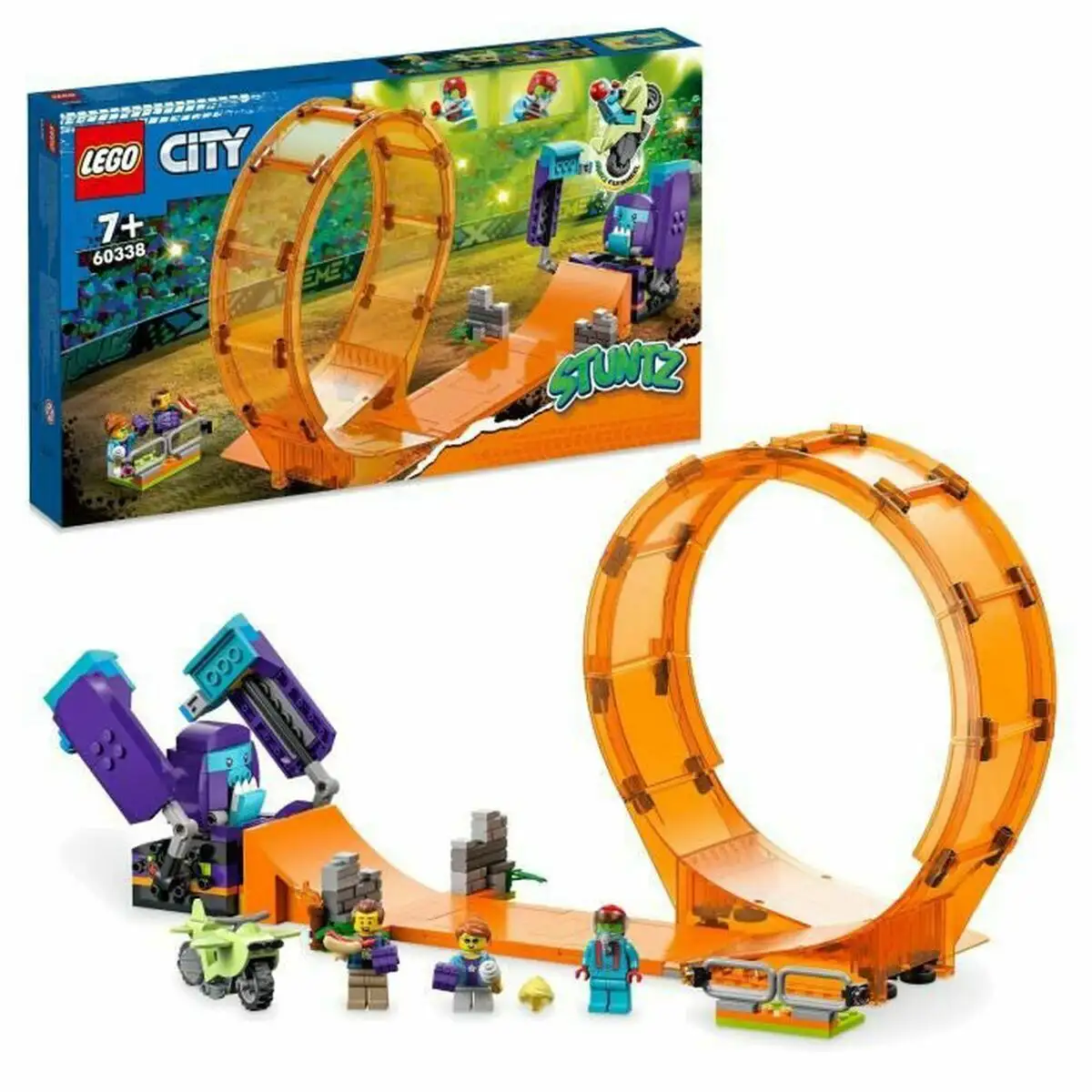 Playset lego 60338 city stuntz looping chimpanzee slugger_4844. DIAYTAR SENEGAL - L'Art de Choisir, l'Art de Vivre. Parcourez notre boutique en ligne et choisissez parmi des produits de qualité qui ajoutent de l'élégance à votre quotidien.